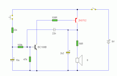 Electronic Siren-Circuit diagram