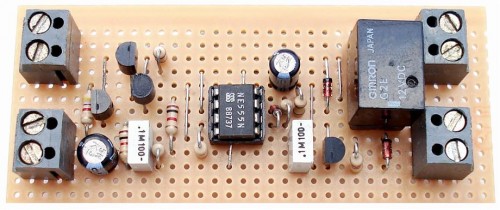 A 555 -Timer Based Motorcycle Alarm circuit diagram and instructions