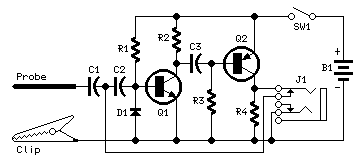 Pulse-Generator & Signal-Tracer-Circuit diagram