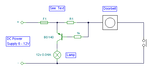 Remote Doorbell Warning Switch-Circuit diagram