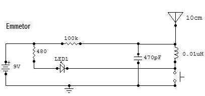 73 MHz Hallogene Lamp Radio-Controlled-Circuit diagram