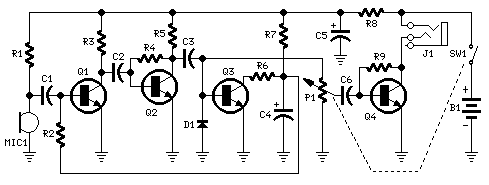 Amplified Ear-circuit diagram
