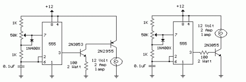 12 Volt Lamp Dimmer-Circuit diagram
