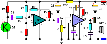 A Low Power Wireless Audio Power Amplifier Circuit Diagram And Instructions