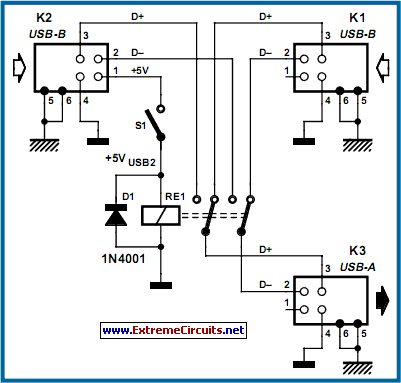  Wiring Diagram on Usb Switch For Printers Circuit Diagram And Instructions