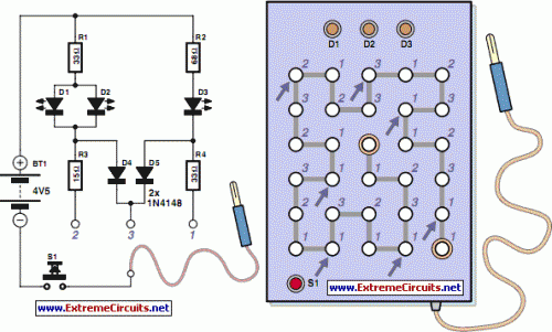 123 Game - All MCU-free-Circuit diagram