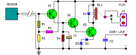 Capacitive Sensor Circuit Diagram-Circuit diagram
