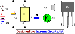Melody Generator Circuit Diagram