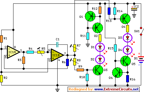 Fading Leds Circuit Diagram-Circuit diagram