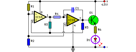 LED or Lamp Pulsar Circuit-Circuit diagram