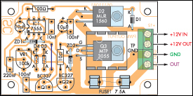 Parts layout