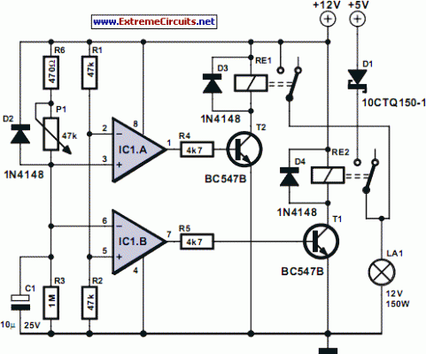 Alternative Halogen Power Supply-Circuit diagram