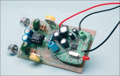 Quality Stereo Wireless Microphone or Audio Link pcb